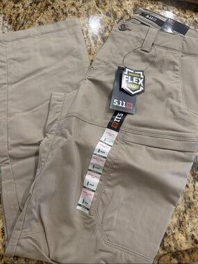 5.11 Tactical women’s apex Cargo Pants in Khaki/Tan- regular length